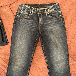 Silver Boyfriend Jeans